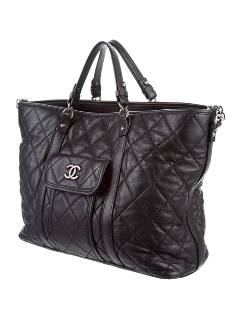 chanel small tote bag|large zipped shopping bag chanel.